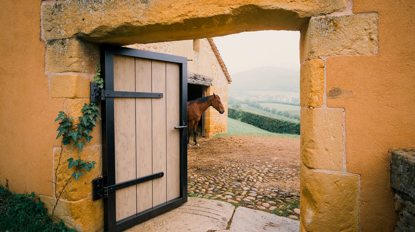 Entrée, Les Écuries de la Citadelle, centre équestre à Salaise-sur-Sanne
