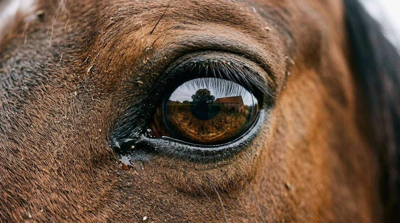 Un regard de cheval, Les Écuries de la Citadelle, Salaise-sur-Sanne
